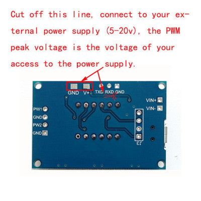 An 2 Channel PWM Pulse Frequency Adjustable Duty Cycle Square Wave Rectangular Wave Signal Generator Module