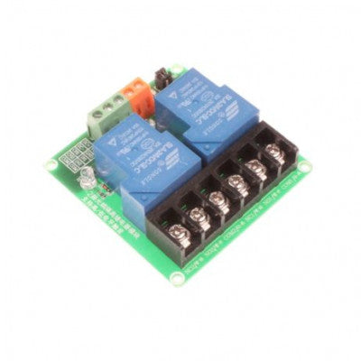 An 2 Channel Relay Module, 30A with Optocoupler, Isolation 24V Supports, High and Low Triger