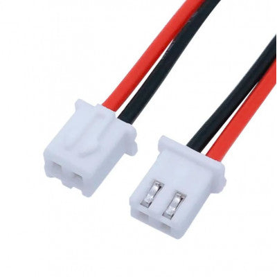 An 2 Pin JST XH Relimate Connector (RMC) Male-Female Pair With Wire/Cable