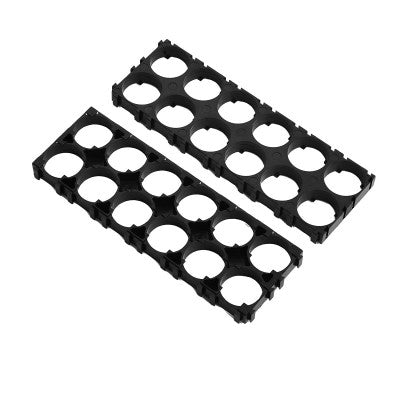 An 2 X 6 18650 Battery Spacer Holder with 18.5mm Bore Diameter