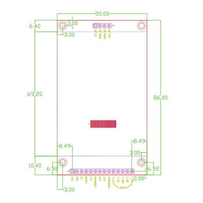 An 2.8 inch TFT Touch Screen Display Module with SPI Interface 240x320