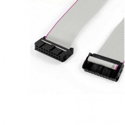 An 20 Pin (20 Wire) Female to Female Connector Flat Ribbon Cable (FRC) Cable - 30 cm Length