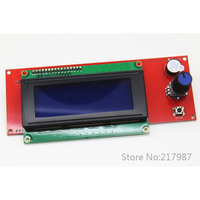 An 2004 LCD Display RepRap Discount Smart Controller with Adapter