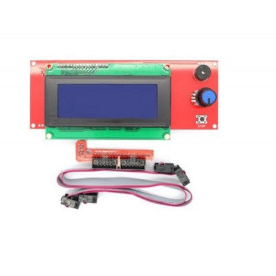 An 2004 LCD Display RepRap Discount Smart Controller with Adapter
