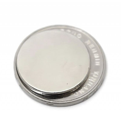 An 20mm x 2mm (20x2 mm) Neodymium Disc Strong Magnet