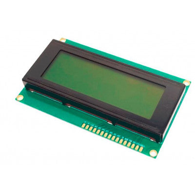 An 20x4 Character (Green) LCD Display