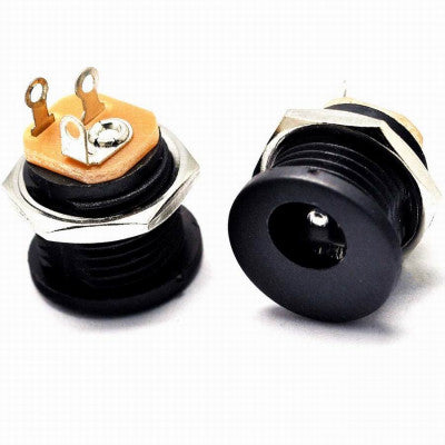 An 2.1 x 5.5mm DC Power Jack Socket Female - Panel Mount