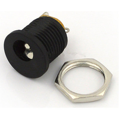 An 2.1 x 5.5mm DC Power Jack Socket Female - Panel Mount