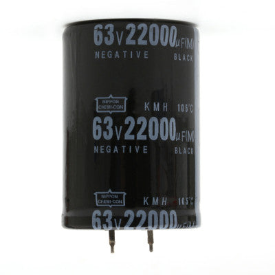 An 22000uF 63V Electrolytic Capacitor