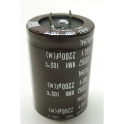An 2200uF 160V Electrolytic Capacitor