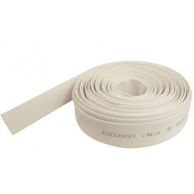 An 22mm Heat Shrink Sleeve Tube - White - 1 meter