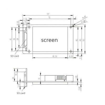 An 2.4 inch Mini 3D Printer LCD Splash Screen MKS TFT24 Touch Screen