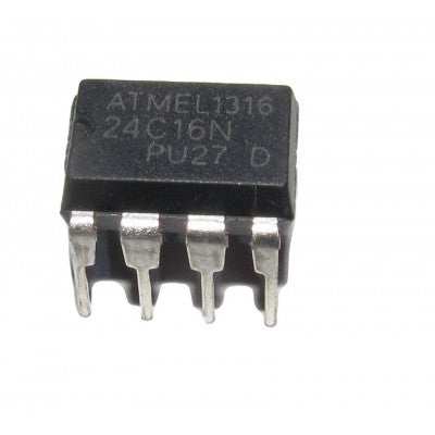 An 24C16 16K bit Serial I2C Bus EEPROM IC DIP-8 Package
