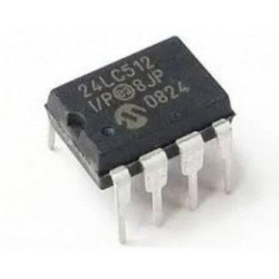 An 24LC512 24C512 512K bit Serial I2C Bus EEPROM IC DIP-8 Package
