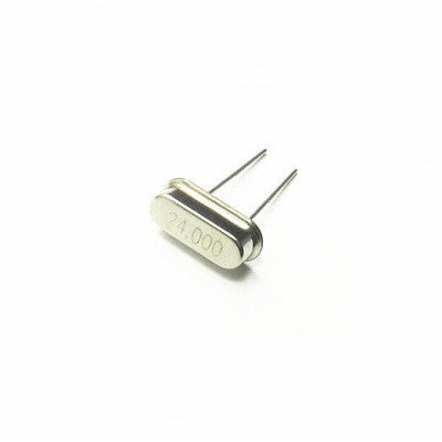 An 24Mhz Crystal Oscillator HC49/US Package