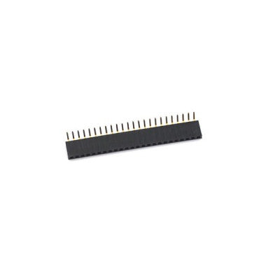 An 1x20 2.54mm Pitch (Right Angle) Female Header Berg Strip