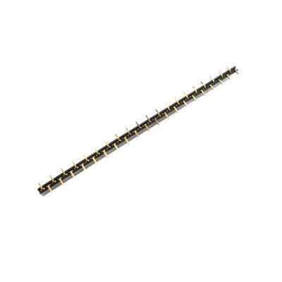 An 1x40 Pin 2.54mm Pitch Female Single Row SMT Header Berg Strip