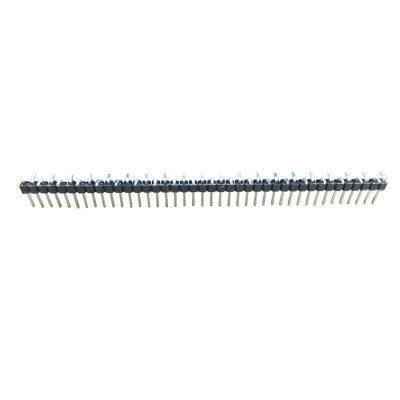 An 1x40 Pin 2.54mm Pitch Male Single Row SMT Header Berg Strip