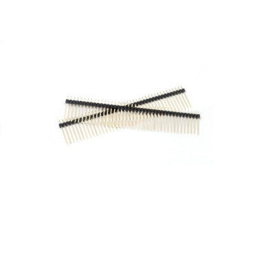An 1x40 Pin 2.54mm Pitch Male Single Row Straight Long Header Berg Strip