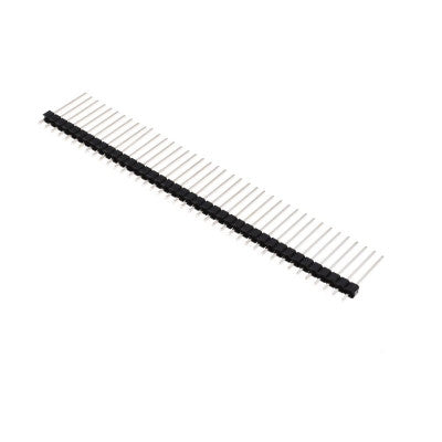 An 1x40 Pin 2.54mm Pitch Male Single Row Straight Long Header Berg Strip