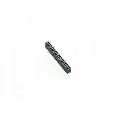 An 2x20 Pin 2.54mm Pitch Female Double Row Header Berg Strip