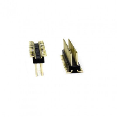 An 2x20 Pin 2.54mm Pitch Male Double Row SMT Header Berg Strip