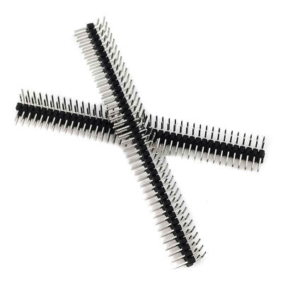 An 2x40 Pin 2.54mm Pitch Male Berg Strip (Right Angle) - Break Away Header