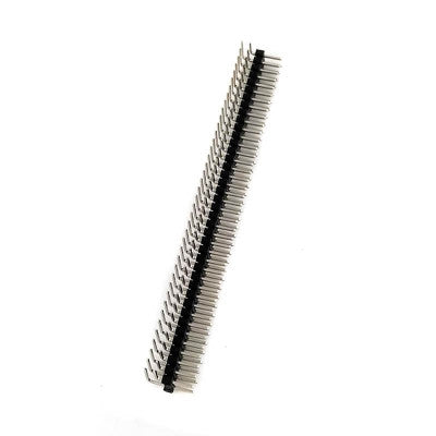 An 2x40 Pin 2.54mm Pitch Male Berg Strip (Right Angle) - Break Away Header