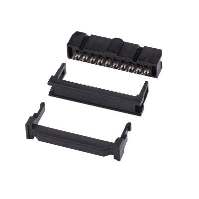 An DC3 20 Pin 2.54mm Straight Female IDC Socket