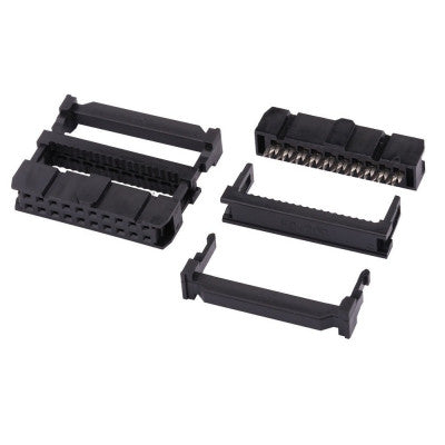 An DC3 20 Pin 2.54mm Straight Female IDC Socket