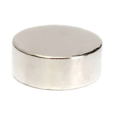 An 25mm x 10mm (25x10 mm) Neodymium Disc Strong Magnet