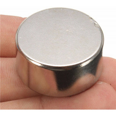 An 25mm x 12mm (25x12 mm) Neodymium Disc Strong Magnet