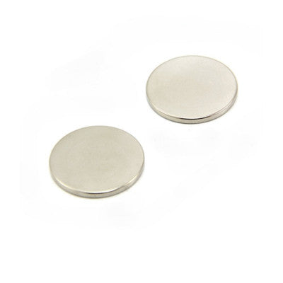 An 25mm x 2mm (25x2 mm) Neodymium Disc Strong Magnet