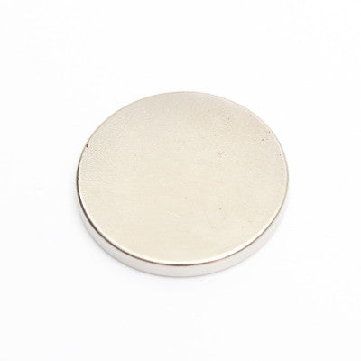 An 25mm x 3mm (25x3 mm) Neodymium Disc Strong Magnet