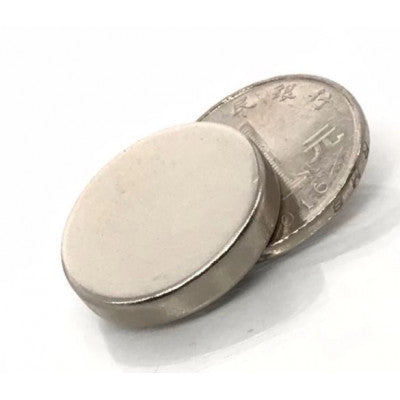 An 25mm x 5mm (25x5 mm) Neodymium Disc Strong Magnet