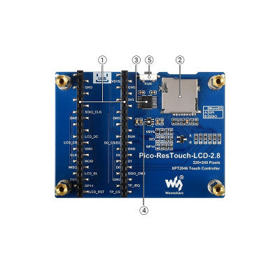 An 2.8 Inch Touch Display Module for Raspberry Pi Pico