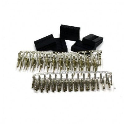 An 2x8 Pin Male-Female Crimp Connector - 5 Pieces Pack