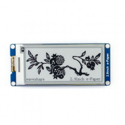 An Waveshare 2.9 inch e-Ink Paper Display Module with SPI Interface