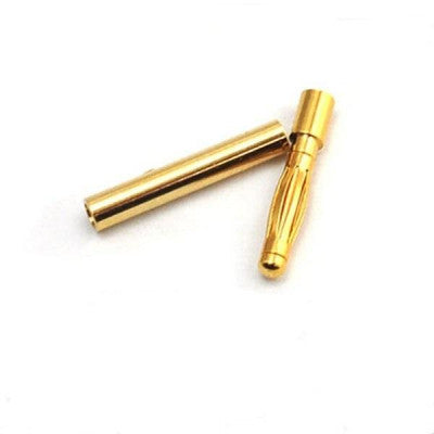 An 2mm Gold Connectors-3 Pairs - 6pcs