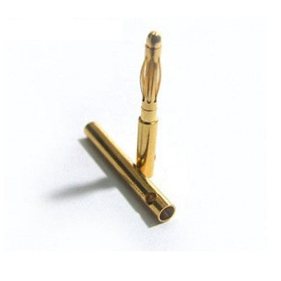 An 2mm Gold Connectors-3 Pairs - 6pcs