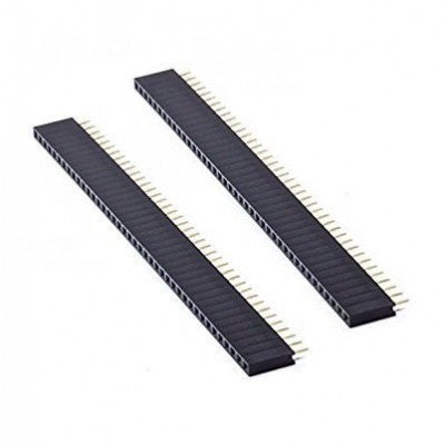 An 1x40 Pin 2mm Pitch Female Berg Strip - Straight