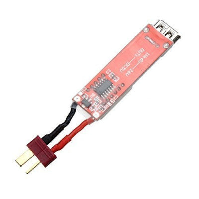 An 2S-6S Lipo Battery USB Converter T Plug Cellphone Charger Adapter