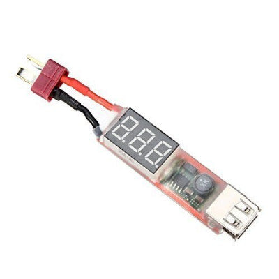 An 2S-6S Lipo Battery USB Converter T Plug Cellphone Charger Adapter