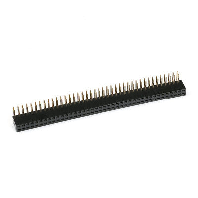 An 2x40 Pin 2.54mm Pitch Female Berg Strip (Right Angle) - Break Away Header