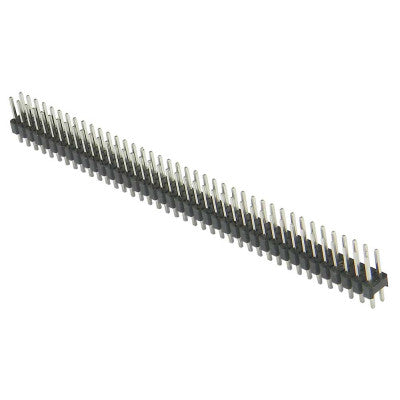 An 2x40 Pin 2.54mm Pitch Male Berg Strip - Break Away Header - Straight