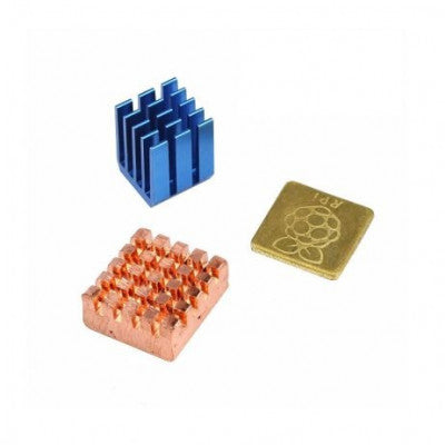 Digikey Raspberry Pi Heat Sinks 3 IN 1 Heat Sink Set for Raspberry Pi 3 (with RPI Logo) – TNT e-Comp