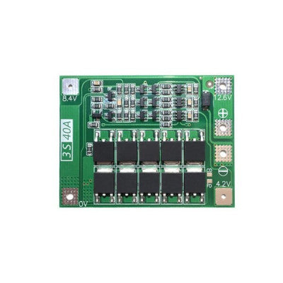 An 3 Series 40A 18650 Lithium Battery Protection Board 11.1V 12.6V with Balance for Drill Motor Lipo Cell Module
