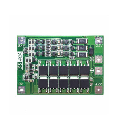 An 3 Series 40A 18650 Lithium Battery Protection Board 11.1V 12.6V with Balance for Drill Motor Lipo Cell Module