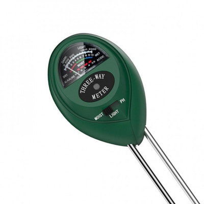 An 3 Way Soil Meter For Moisture, Light Intensity and pH Testing Meter
