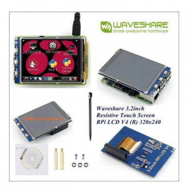 An Waveshare 3.2 Inch TFT LCD Touch Screen Display V4.0 for Raspberry Pi